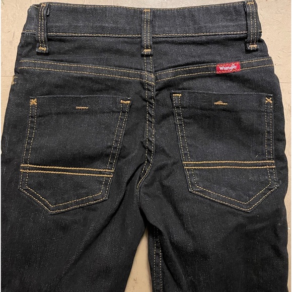 BOYS WRANGLER STRAIGHT JEANS SIZE 8 REGULAR - Picture 3 of 5